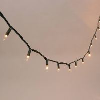 Philips 200ct Incandescent Twinkle Heavy Duty Smooth Mini String Lights Clear wire 120V