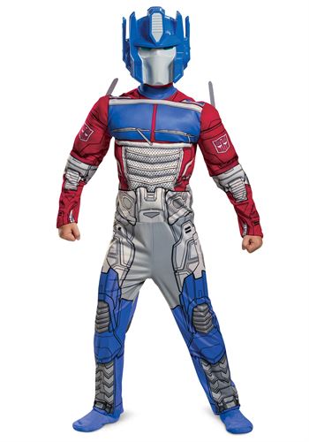 The Wholesale Group Transformers Kid's Muscle Optimus Prime Costume