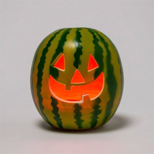 Halloween Light Up Watermelon Halloween Decorative Prop