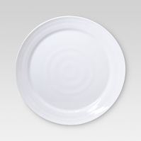 17.8in Melamine White Round Platter - Threshold™