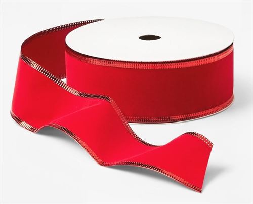 Wondershop 30.4 M x 5 CM  Velvet Ribbon - Red -