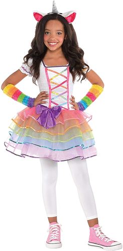 Rainbow Unicorn Child Costume - Toddler Amscan size 3-4T