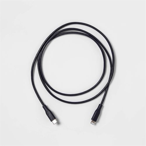 heyday 122 cm USB-C to Lightning Round Cable - Dusk Blue