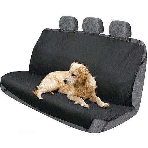 2Air Odor Eliminating Polyester Rear Bench Car Seat Cover, Black 3801809
