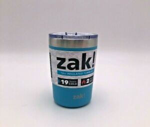 Zak! Designs 12oz Double Wall Stainless Steel Tumbler - Aqua