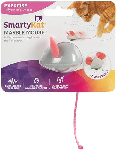 SmartyKat Marble Mouse Rolling Marble Cat Toy
