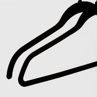 100pk Combo Pack Suit/Shirt Flocked Hangers - Brightroom™