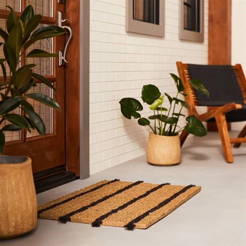 Multi Stripe Estate Coir Door Mat - Hearth & Hand™ with Magnolia