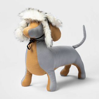 Tipped Faux Fur Trim Stocking Dog Hat - S/M - Boots & Barkley Barkley™