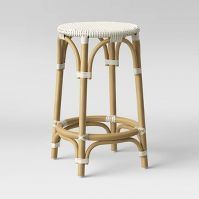 Perry Rattan Backless Woven Counter Height Barstool - Threshold™