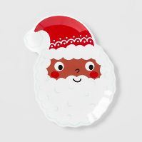 9" Melamine Santa Figural Plate - Wondershop™