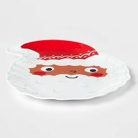 9" Melamine Santa Figural Plate - Wondershop™
