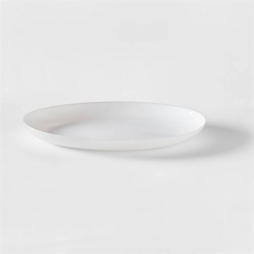 Glass Serving Platter  31.8 cm White - Made By Design