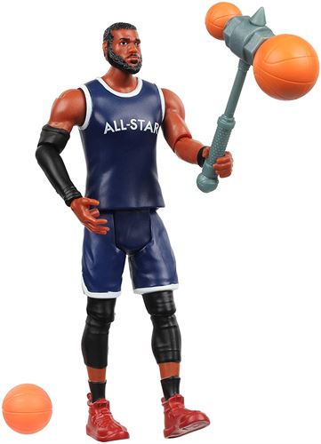 Moose Toys Space Jam: A New Legacy - Baller Action Figure - 5" Lebron James with Acme B-Ball Blocker