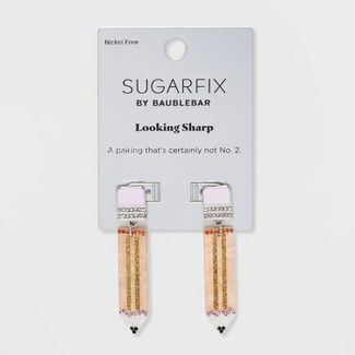 SUGARFIX by BaubleBar Pencil Drop Earrings - Yellow