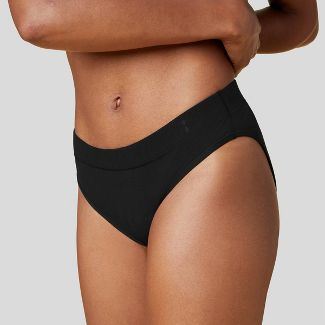 Thinx for All Women's Super Absorbency Bikini Period Underwear - Black L