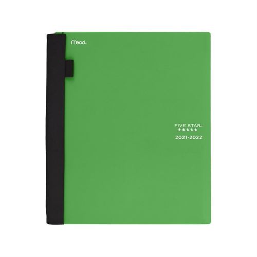 Five Star Advance Student Academic 2021-2022 Weekly Monthly Planner Color Chosen