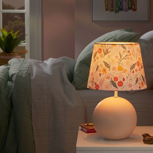 Round Base with Floral Shade Pink - Pillowfort™ -120 V