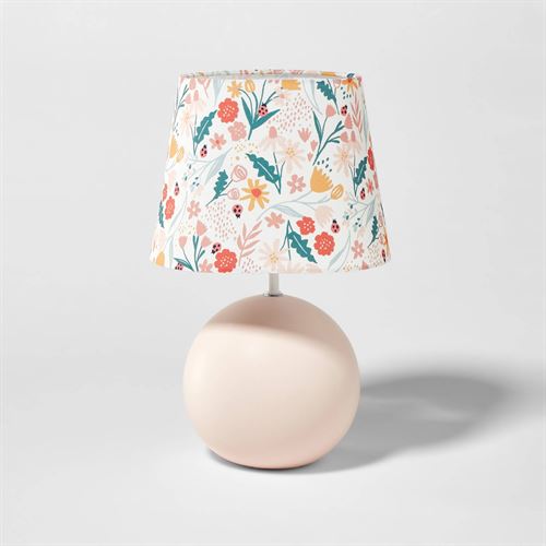 Round Base with Floral Shade Pink - Pillowfort™ -120 V