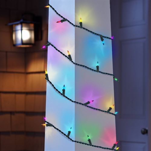 Philips 400ct Christmas Incandescent Heavy Duty Smooth Mini String Lights Multicolored 120V