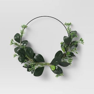 Minimal Wreath with Faux Green - Opalhouse™