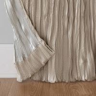 Odelia Distressed Velvet Tab Top Light Filtering Curtain Panel - No. 918