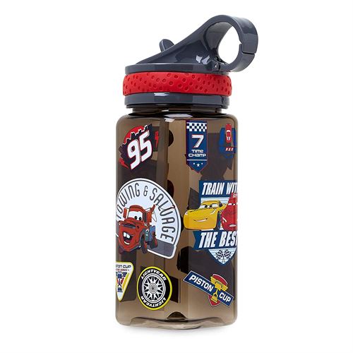 Disney Cars Water Bottle with Built-In Straw