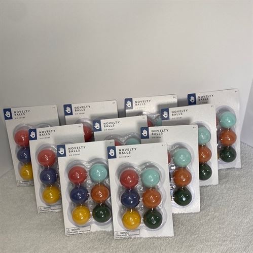 Novelty Balls- Solid Multi Color