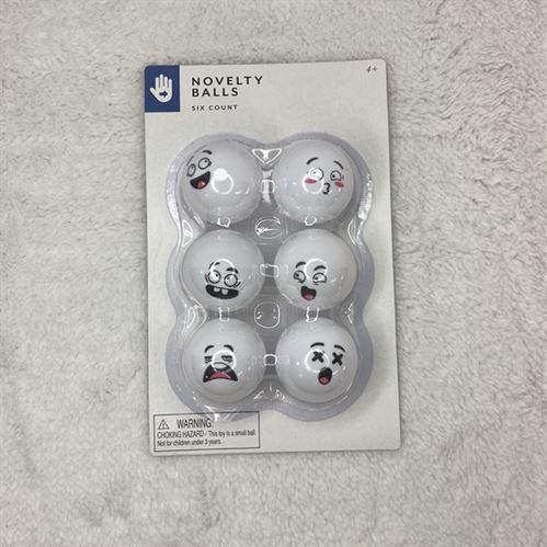 Novelty Balls Solid - Emoticons