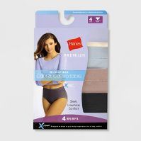 Hanes Premium Women's Cool & Comfortable Microfiber Briefs 4pk