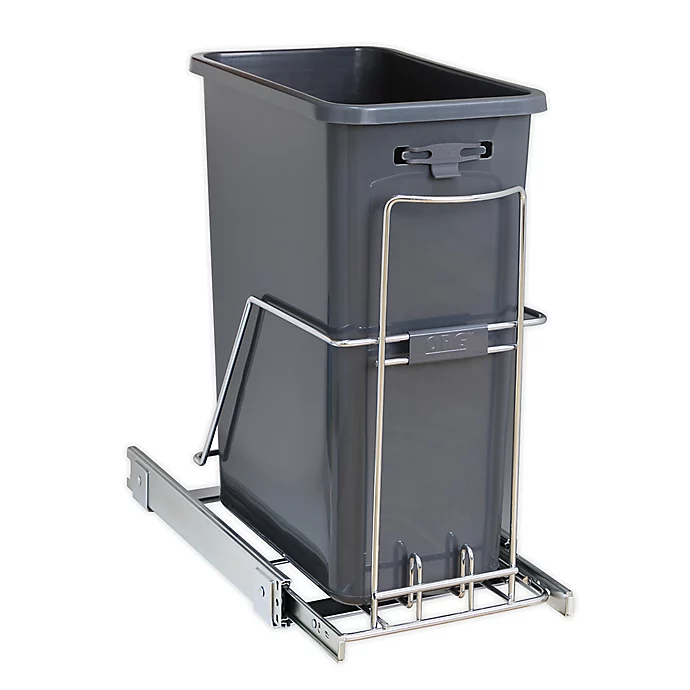 ORG™ Steel Under Cabinet 15.74in x 10.2in Trash Can