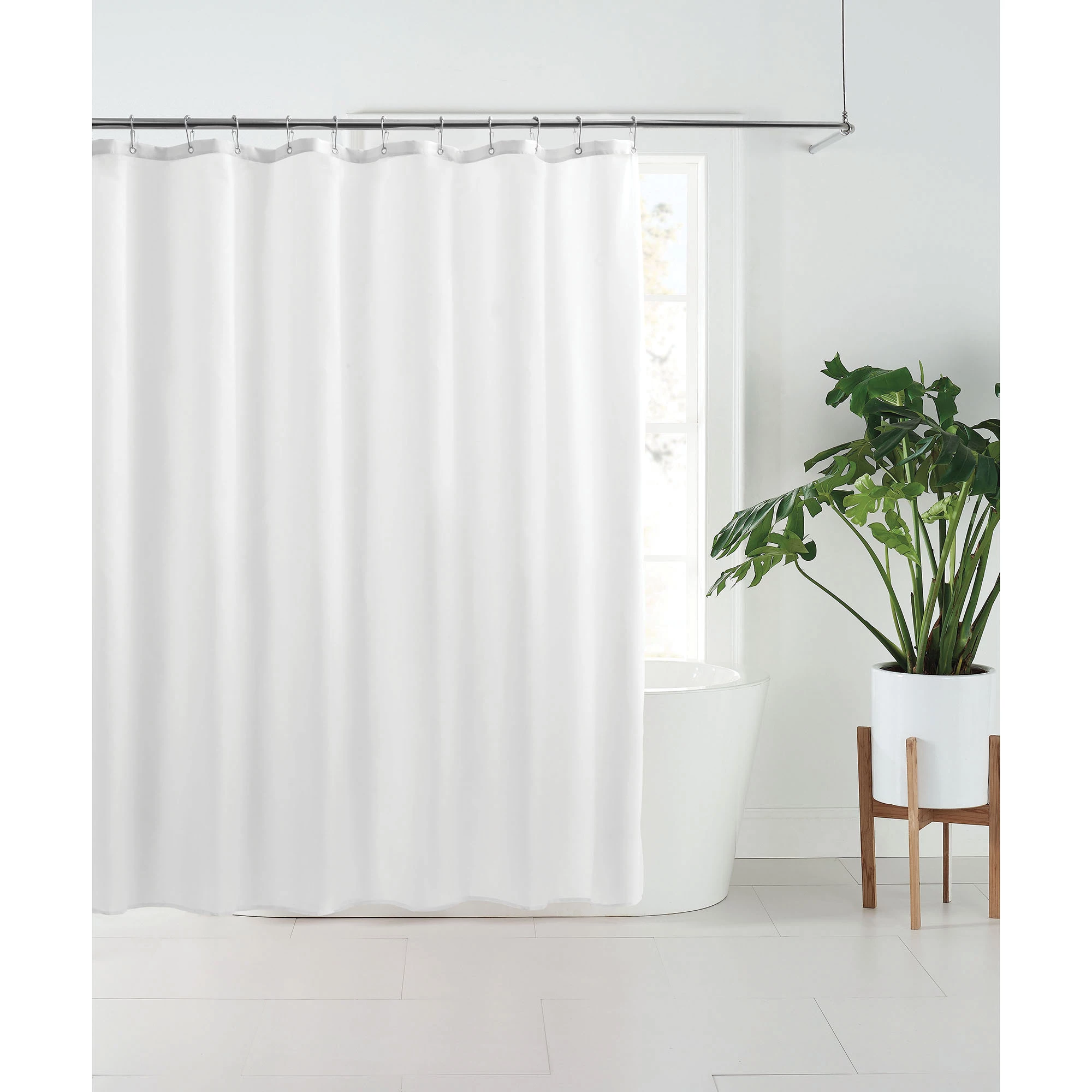 Nestwell™ 178x203 cm Fabric Shower Curtain Liner in White