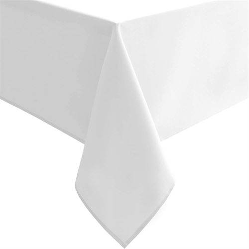 Benson Mills Basics Tablecloth Solid 178x178 cm  Square Inch White