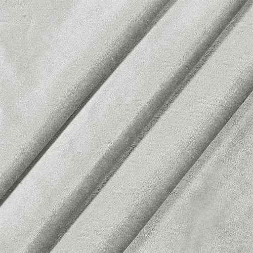 O&O by Olivia & Oliver™ 241 cm Luster Velvet Curtain Panel in Silver (Single)