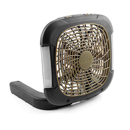 Treva 10" Portable Battery Powered Fan with Lights