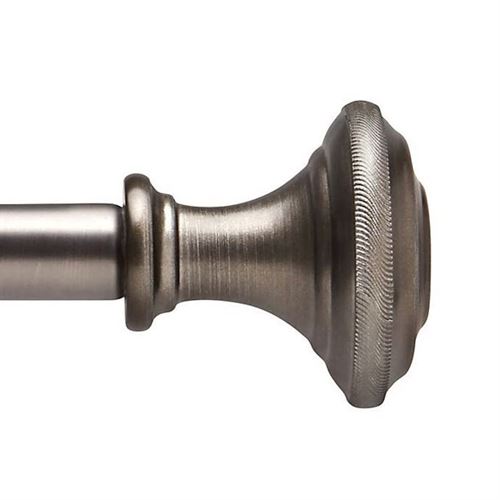 Umbra Allegro Felicity 18-Inch - 36-Inch Curtain Rod in Brushed Pewter