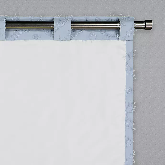 Wild Sage™ Lyra 213 cm Rod Pocket//Back Tab Curtain Panel in Blue Fog (Single)