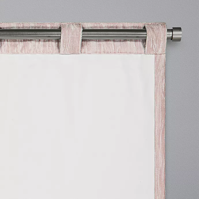 Wild Sage™ Valentina 213x1278  cm Rod Pocket Room Darkening Curtain Panel in Blush (Single)