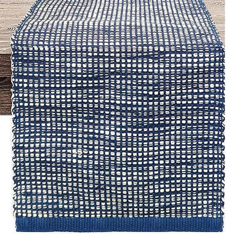 Our Table™ Homespun 90-Inch Table Runner in Navy