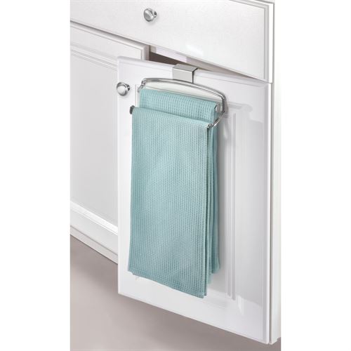 Salt Over-the-Cabinet Double Towel Bar in Chrome