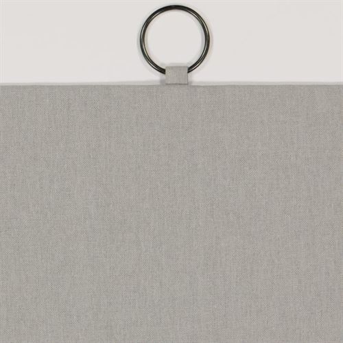 Mercantile Drop Cloth Light Filtering Rod Pocket Single Curtain Panel, Grey, 50 x 63