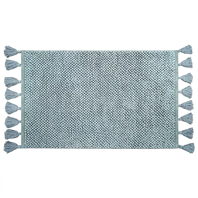 Bee & Willow™ Home Looped Fringe 21" x 34" Bath Rug in mint