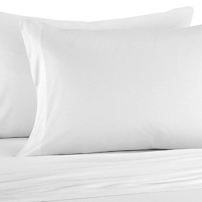 Pure Beech® 100% Modal® Sateen Standard/Queen Pillowcases in White (Set of 2)