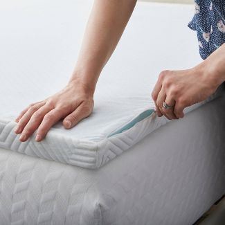 Essence 2" Covered Gel Mattress Topper with Microban Antimicrobial Technology - Lucid