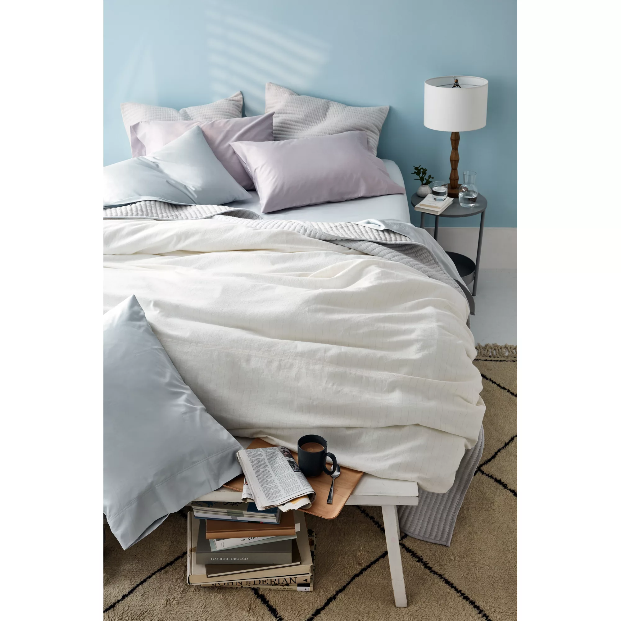 Nestwell™ Washed Linen Cotton 3-Piece King Comforter Set in White