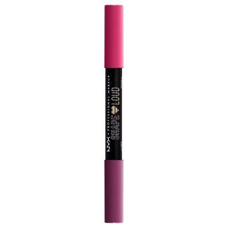 NYX Professional Makeup Shape Loud Lip Liner Duo - It's A Lewk - 0.07oz