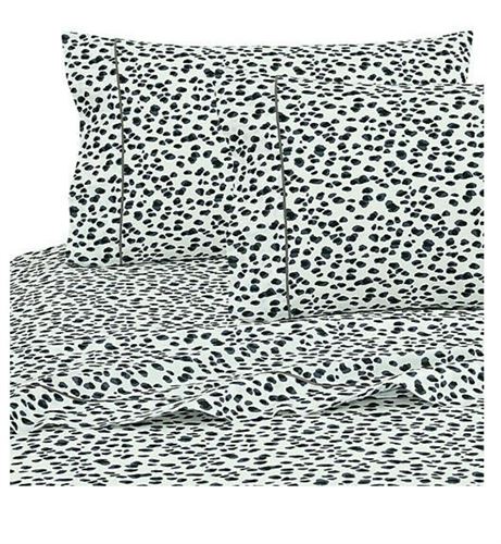 SALT™ Cheetah 100% Cotton 144-Thread-Count Twin/Twin XL Sheet Set