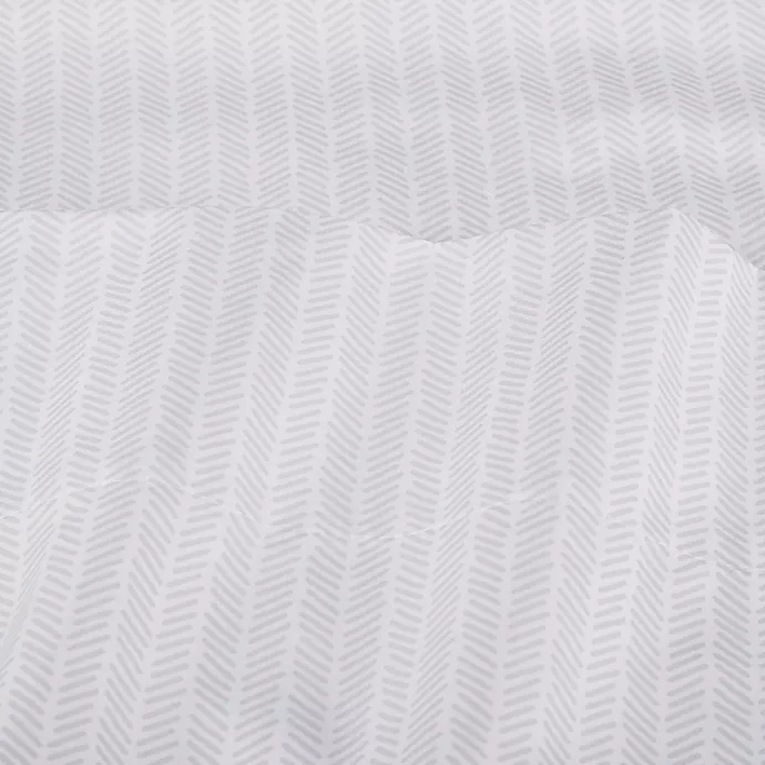 Simply Essential™ Truly Soft™ Microfiber Twin Printed Sheet Set in Grey Chevron 3 pieces