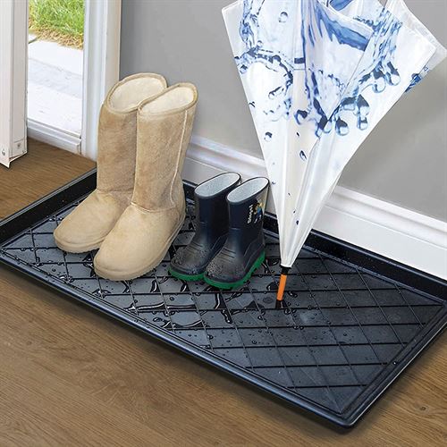 Boot Tray Durable Mat Muddy Shoes All Purpose Plastic Indoor Drip Utility