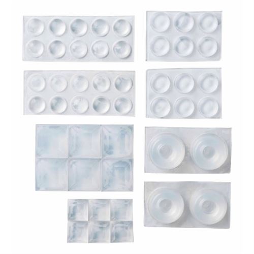 Scotch™ Bumpers Value Pack, Assorted Shapes, Clear, 48 Bumpers